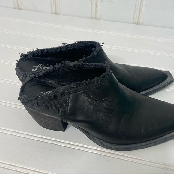 Free People Wild Things Leather Point Toe Mule 616 - Picture 7 of 10